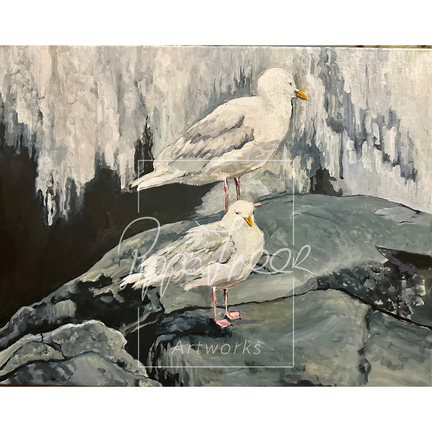 'The Gulls from Spitzenberg, Svalbard'
