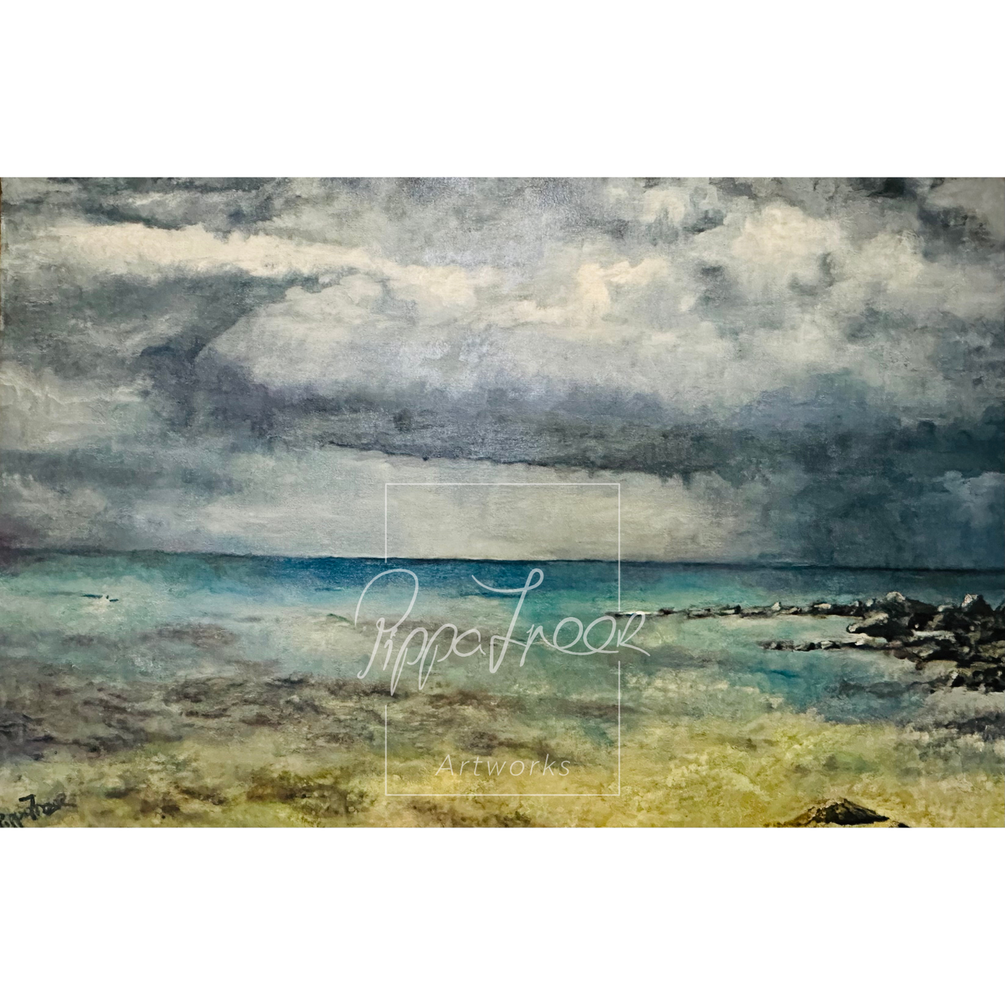 'A Passing Cyclone Mauritius'