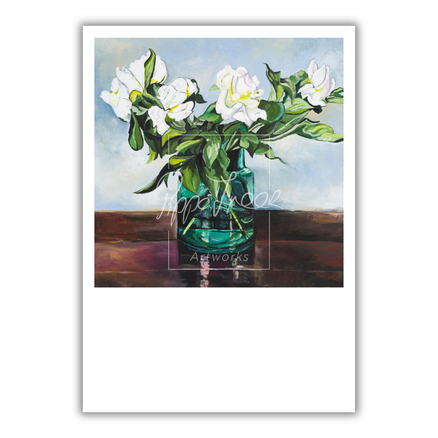 White Peonies in a Vase