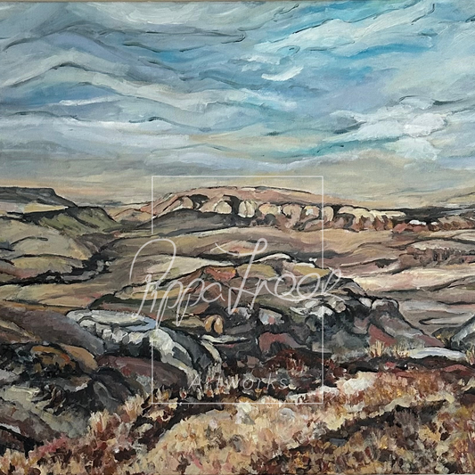 'Winter View from Golden Gate, Drakensburg'